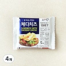 동원 소와나무 체다치즈, 20g, 5개입, 4개