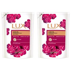 LUX 麗仕 精油香氛沐浴乳補充包 浪漫怡香, 650ml, 2包