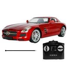 토이게이트 LED 라이선스 SLS AMG RC카 메르세데스 벤츠 1:14, 혼합색상, 1개