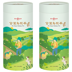 天仁茗茶 台灣茗品 金萱烏龍茶, 450g, 1罐, 2罐
