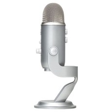 Blue Yeti USB麥克風,銀色,專業錄音直播設備，多模式清晰收音, 1個