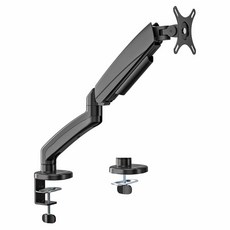 HAPPY TECH 快樂科技 桌上型懸浮螢幕手臂支架 T55-C01E2 32吋, 黑色, 1個