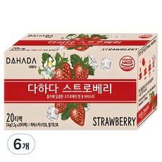 다하다 스트로베리, 1.2g, 20개입, 6개