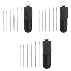 여니팩토리 심플 귀이개 6종 세트 블랙, 3세트