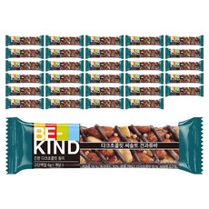 BE-KIND 黑巧克力海鹽堅果棒, 40g, 36個