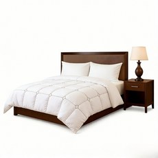 AGAPE 雅家倍 頂級暖芯中空保暖絲柔被, 白色