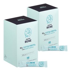 CAFFE BENE 咖啡伴 MANO即溶招牌美式咖啡粉隨身包, 1g, 100條, 2盒