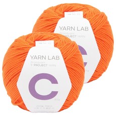 brand yarn 編織專用毛線, 22橙, 2個