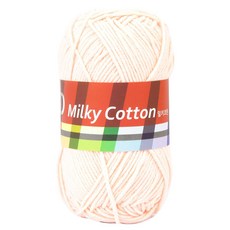브랜드얀 밀키코튼 레드라벨 뜨개실, 44스킨, 1개