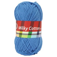 브랜드얀 밀키코튼 레드라벨 뜨개실, 57파랑, 1개