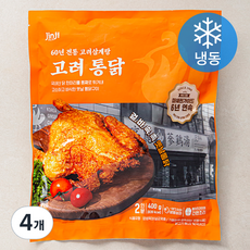 진지 고려삼계탕 고려통닭 (냉동), 4개, 400g