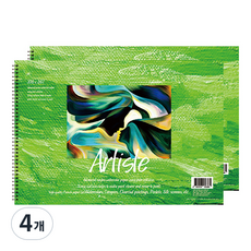 全彩美術用素描本 200g 隨機出貨, 8開, 15張, 4個