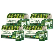 네이처드림 맛있는 유기농 양배추브로콜리즙, 4.5L, 4개