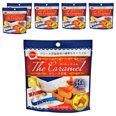 Zelico 焦糖鹽牛奶糖，北海道奶油，岩鹽使用，日本製造, 36g, 6包