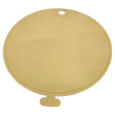 Skater 可彎曲丸形矽膠砧板, 黃色, 1個