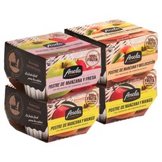 Anela 鮮果泥3款組, 草莓口味 + 芒果口味 2入 + 水蜜桃口味, 800g, 1組