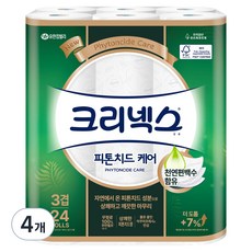 Kleenex 舒潔 3層芬多精護理天然紙漿衛生紙, 30m, 24捲, 4個