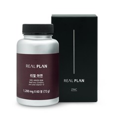 리얼플랜 리얼 아연, 1개, 60정