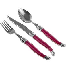 JEAN NERON 拉吉歐勒餐具套裝, 紫色, 湯匙+叉子+刀子