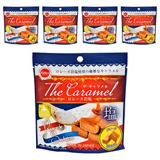 Zelico 焦糖鹽牛奶糖，北海道奶油，岩鹽使用，日本製造, 36g, 5包