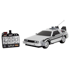 Jada 佳達 回到未來遙控車 1:16比例 銀色 經典電影模型, 1個