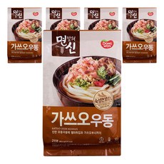동원 면발의신 가쓰오우동, 385.6g, 5개
