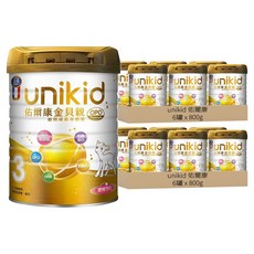 unikid 佑爾康 幼兒成長羊奶配方奶粉 OPO Premium 3號 1~3歲, 800g, 12罐