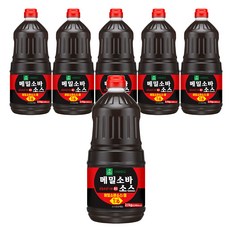 이엔푸드 메밀소바소스, 1.8L, 2.1kg, 6개