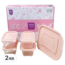 피삼십일 전자렌지용 밀폐용기 세트 01, 2세트, 5종