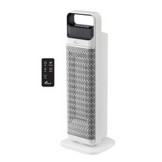 한일전기 PTC 리모컨 전기온풍기, 블랙 + 화이트, HEF-2020R