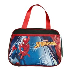 MARVEL 漫威 SPIDER-MAN 蜘蛛人 方型便當袋, 23 x 20 x 15cm, 黑色