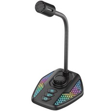 Home Planet USB桌上型彎管式麥克風, V-GM01, 黑色