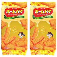 不二家 千層派22枚 2入 (酥脆口感、獨立包裝、下午茶點心), 110g