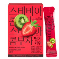 Aromaville 甜菊康普茶 草莓奇異果, 5g, 1個, 10入