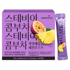 스테비아 콤부차 파인애플 패션후르츠, 5g, 1개, 30개입