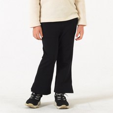 Kids Recipe 女童開衩靴型彈性休閒長褲