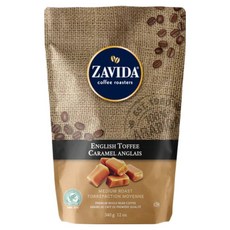 ZAVIDA 雅菲達 英國太妃糖風味咖啡豆, 未研磨, 340g, 1包