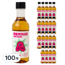 트루스위트 큐원 카페시럽 운동가기시럽 헤이즐넛, 520g, 100개