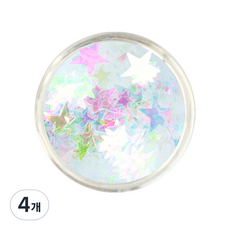 Nail Sketch 歐泊圖形美甲亮片, 星星, 4個