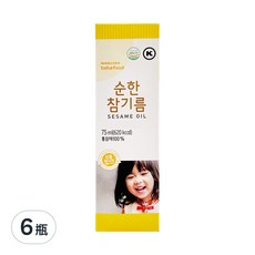 bebefood 寶寶福德 寶寶用芝麻油, 白芝麻, 75ml, 6瓶
