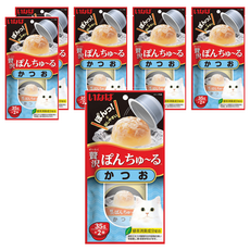INABA CIAO 啾嚕 豪華果凍杯 2個, 鰹魚, 70g, 6袋