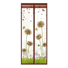半島良品 魔術膠靜音磁吸防蚊門簾, 多色