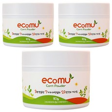 Ecomu玉米粉, 80g, 3個