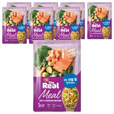 하림펫푸드 전연령 고양이 더 리얼 밀 냉동 습식사료, 연어, 60g, 8개