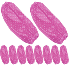 泰坦 實用防水袖套 10入, 粉紅色