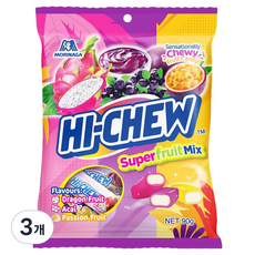 모리나가 하이츄 후르츠 믹스, 90g, 3개