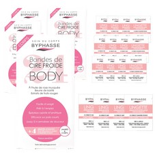 바이빠세 콜드 왁스 스트립 팔&다리용 24p + 피니싱티슈 4p, 4개
