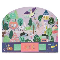 FLOSS&ROCK 角色扮演磁性積木玩具Set 15片 - 主題多元, 提升認知力, 訓練手部肌肉, 童話世界, 1組