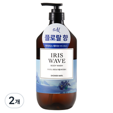 Shower mate 皇家保濕香氛綻放鳶尾花浪沐浴乳, 2個, 1L