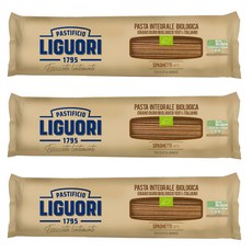 LIGUORI 義國莉 全麥義大利麵條, 500克, 3個